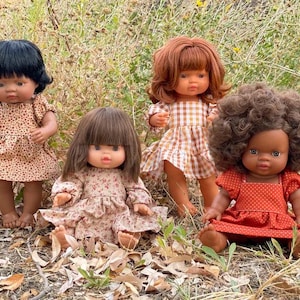 Doll Dress PDF Sewing Pattern: Ruffled Neckline, Fits 13-18&quot; Dolls (Digital Download