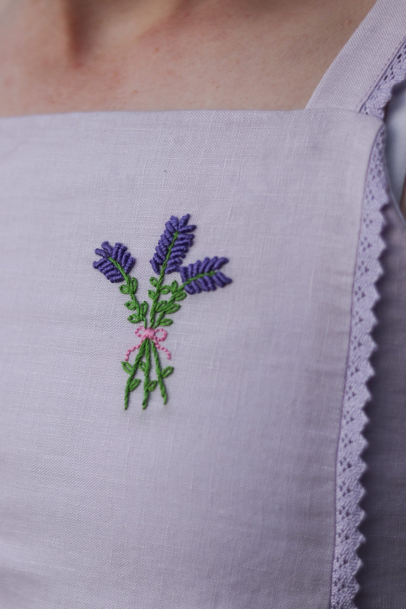 Lavender Flower Hand Embroidery Pattern Digital Pdf/floral Etsy