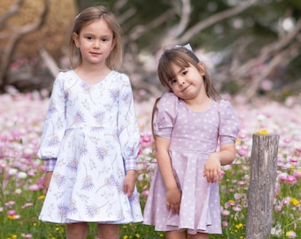 Nettle Dress Digital Sewing Pattern PDF, Knit Dress Pattern, Knit Dress