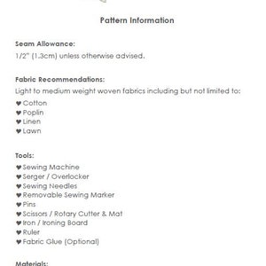 Hydrangea Dress PDF Sewing Pattern Sizes 1-14 image 8