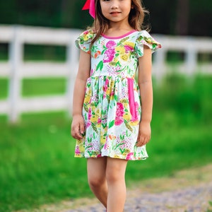 Rosehip Dress & Top Digital Sewing Pattern PDF, Knit Dress Pattern, Knit Dress