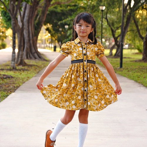 Freesia PDF Digital Sewing Pattern Sizes 1-14 Dress Pattern - Etsy ...
