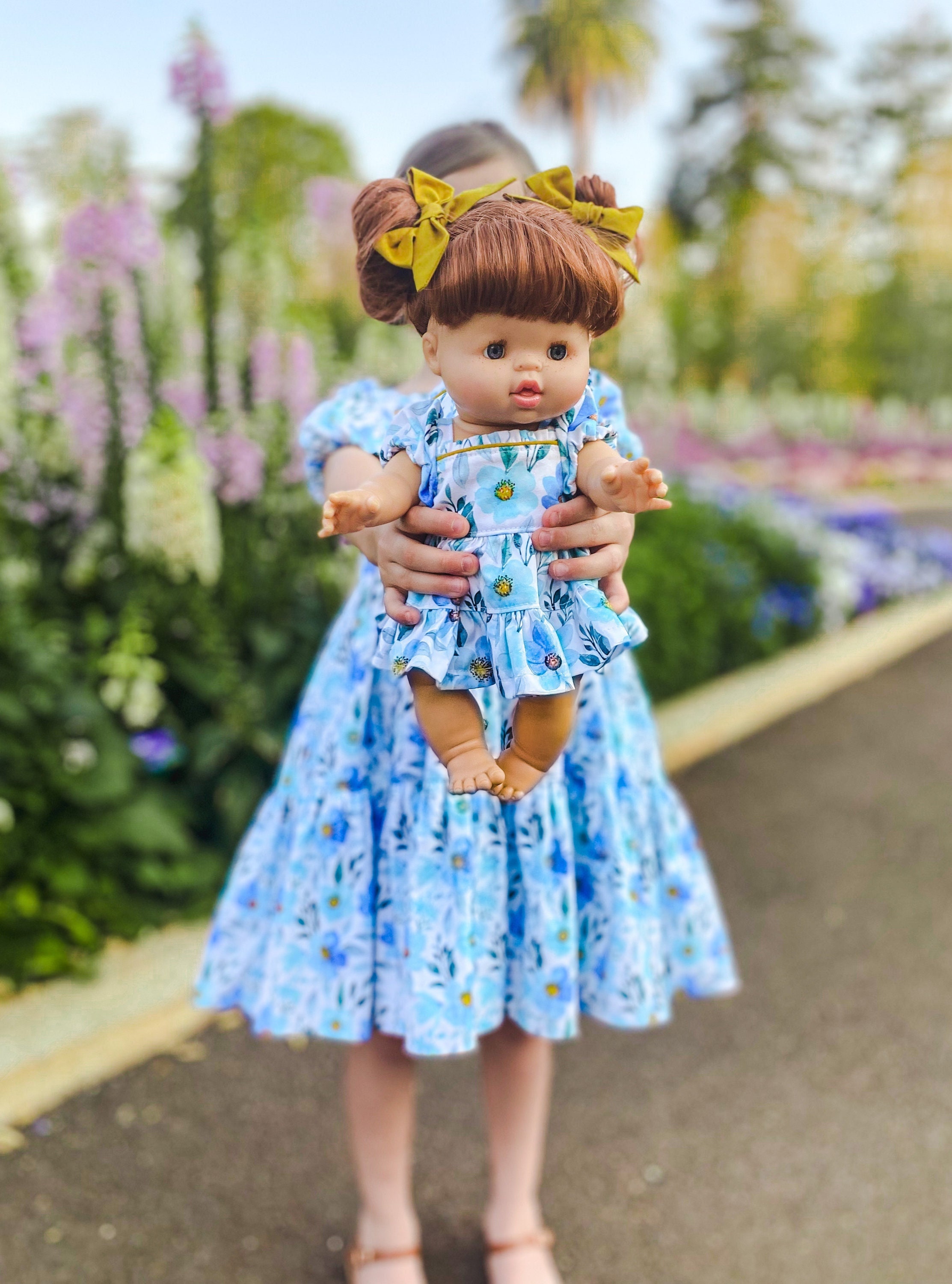 Jasmine Doll Dress PDF Sewing Pattern Including Doll Sizes Etsy