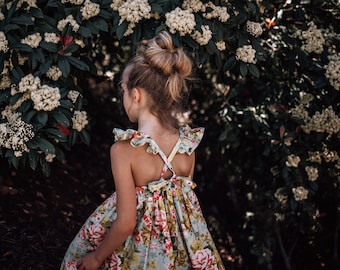 Banksia Dress and Top PDF Digital Sewing Pattern sizes 1-14, Girls Dress Pattern