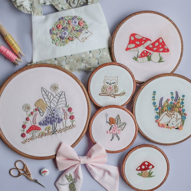 Picture of Woodland Embroidery - Etsy