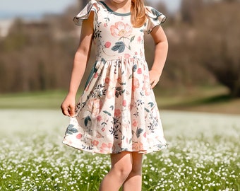 Rosehip Dress & Top Digital Sewing Pattern PDF, Knit Dress Pattern, Knit Dress