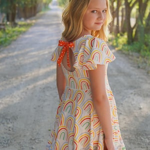 Calendula Dress Digital Sewing Pattern PDF, Knit Dress Pattern, Knit Dress