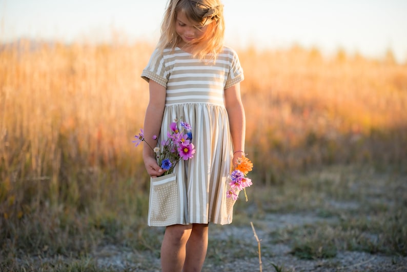 Ginger Dress Digital Sewing Pattern PDF Knit Dress Pattern Etsy