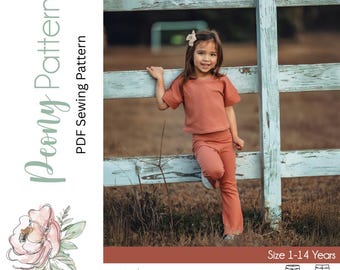 Laurel Lounge Set PDF Sewing Pattern Sizes 1-14