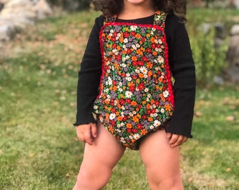 Buttercup Romper Sewing Pattern PDF: Baby Playsuit, Newborn to 4 Years