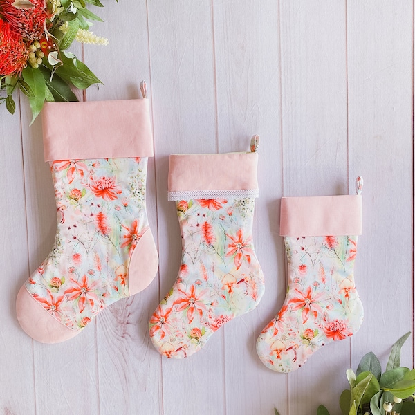 Snowbell Christmas Stocking PDF Pattern, Stocking Pattern, Stocking PDF