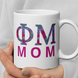Phi Mu Mom Mug | Phi Mu Mothers Day Gift