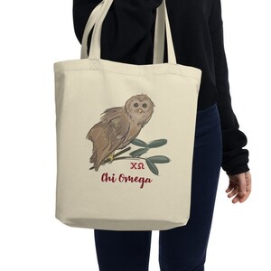 Chi Omega Sorority Tote Bag