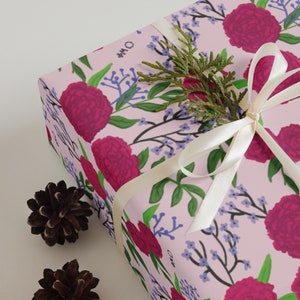 Phi Mu Wrapping Paper | Phi Mu Gift Wrap | Phi Mu