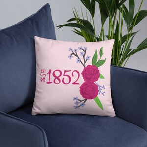 Phi Mu Sorority Pillow | Phi Mu Gift Idea