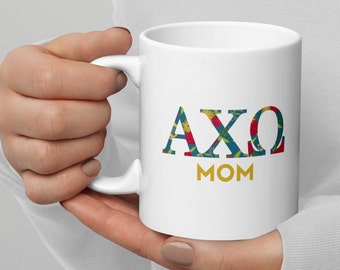 Alpha Chi Double-Sided Mom Mug