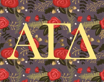Alpha Gamma Delta Sticker Pack | Vinyl Sorority Stickers | Alpha Gam