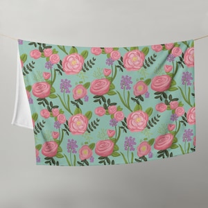 Delta Zeta Sorority Decke | Delta Zeta Decke | Delta Zeta Geschenkidee