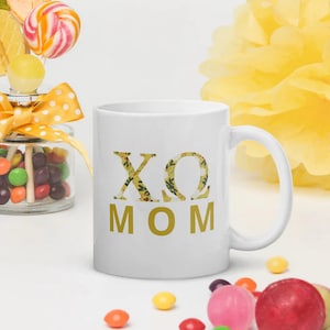 Chi Omega Double-Sided Mom Mug