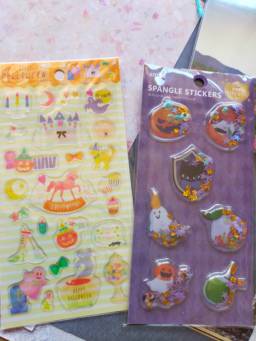 Spangle Sticker Halloween Sticker 3d,dreamy Cute /spangle Sticker - Etsy