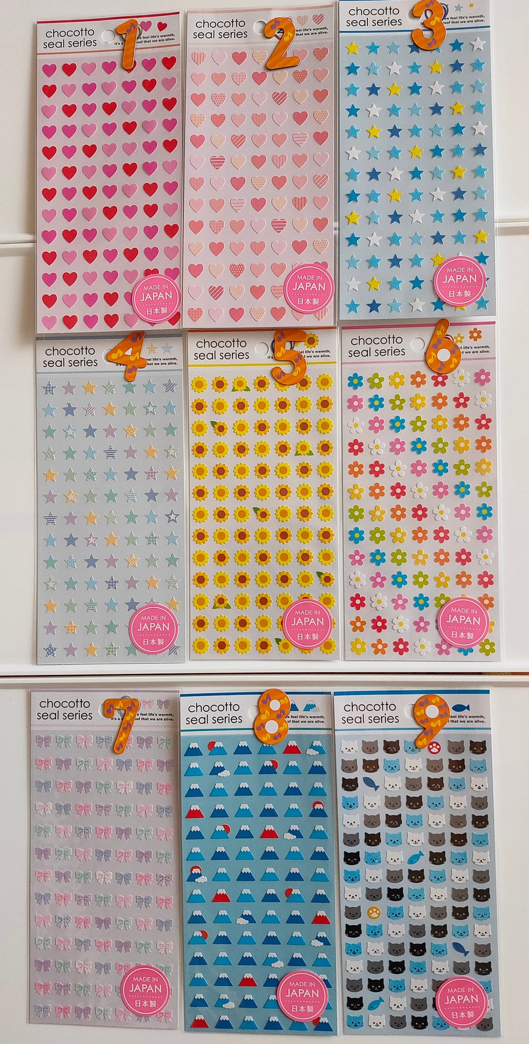 Chocotto Series,gaia_1 Heart /2 Milky Heart /3 Star /4 Milky Star