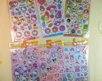 Sanrio Characters Glitter Sticker Hologram 2 ,sanrio