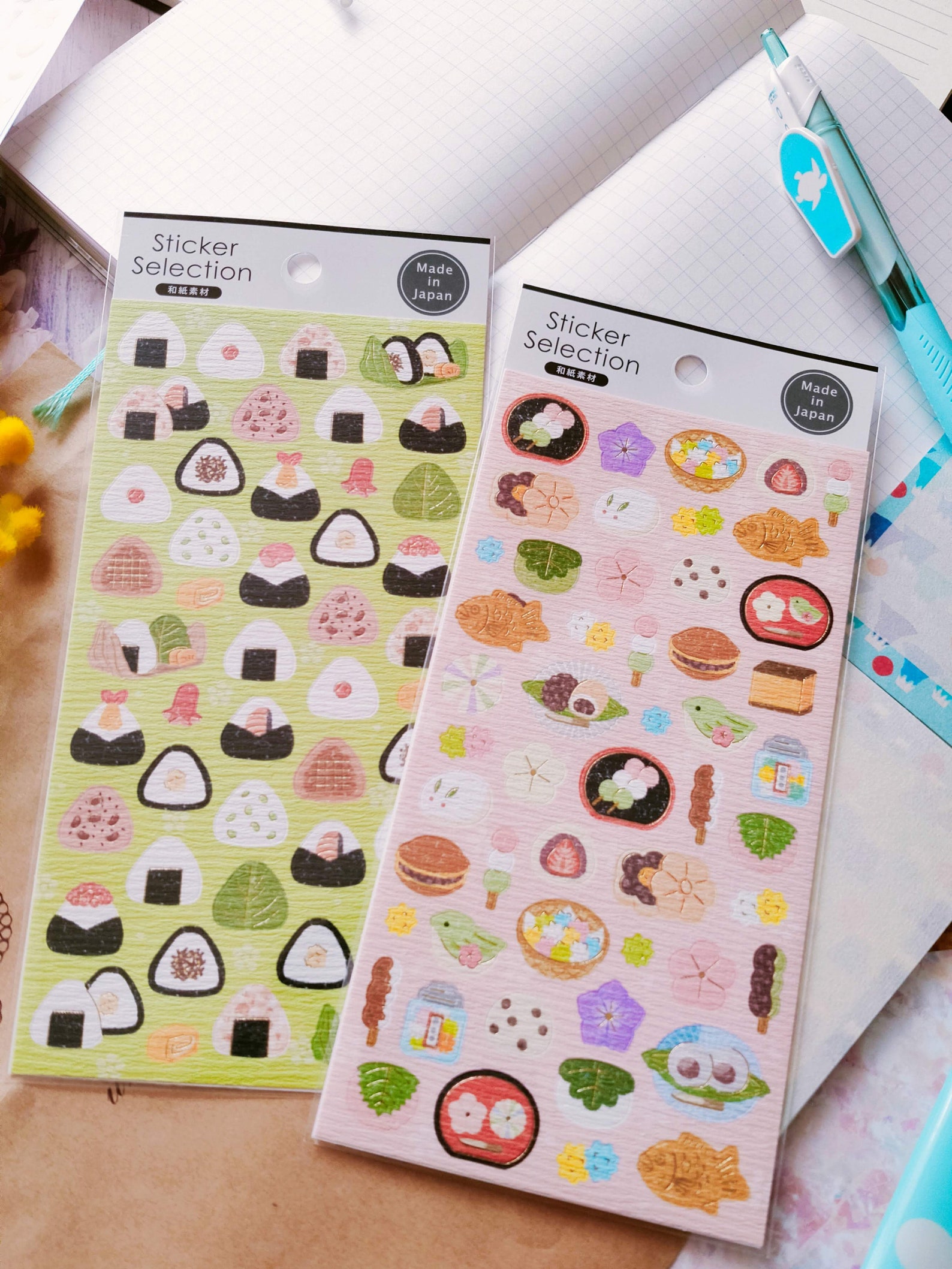 Sticker Selection Design Seals Japanese Paper gaia_japanese Etsy