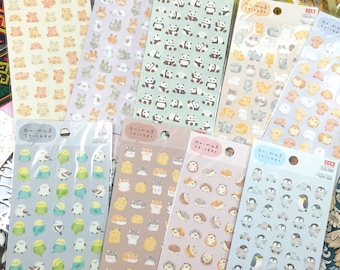 Animal Sticker,daiso_Bear /Rabbit /Panda /Cat /Dog /Parrot /Hamster /Hedgehog /Penguin