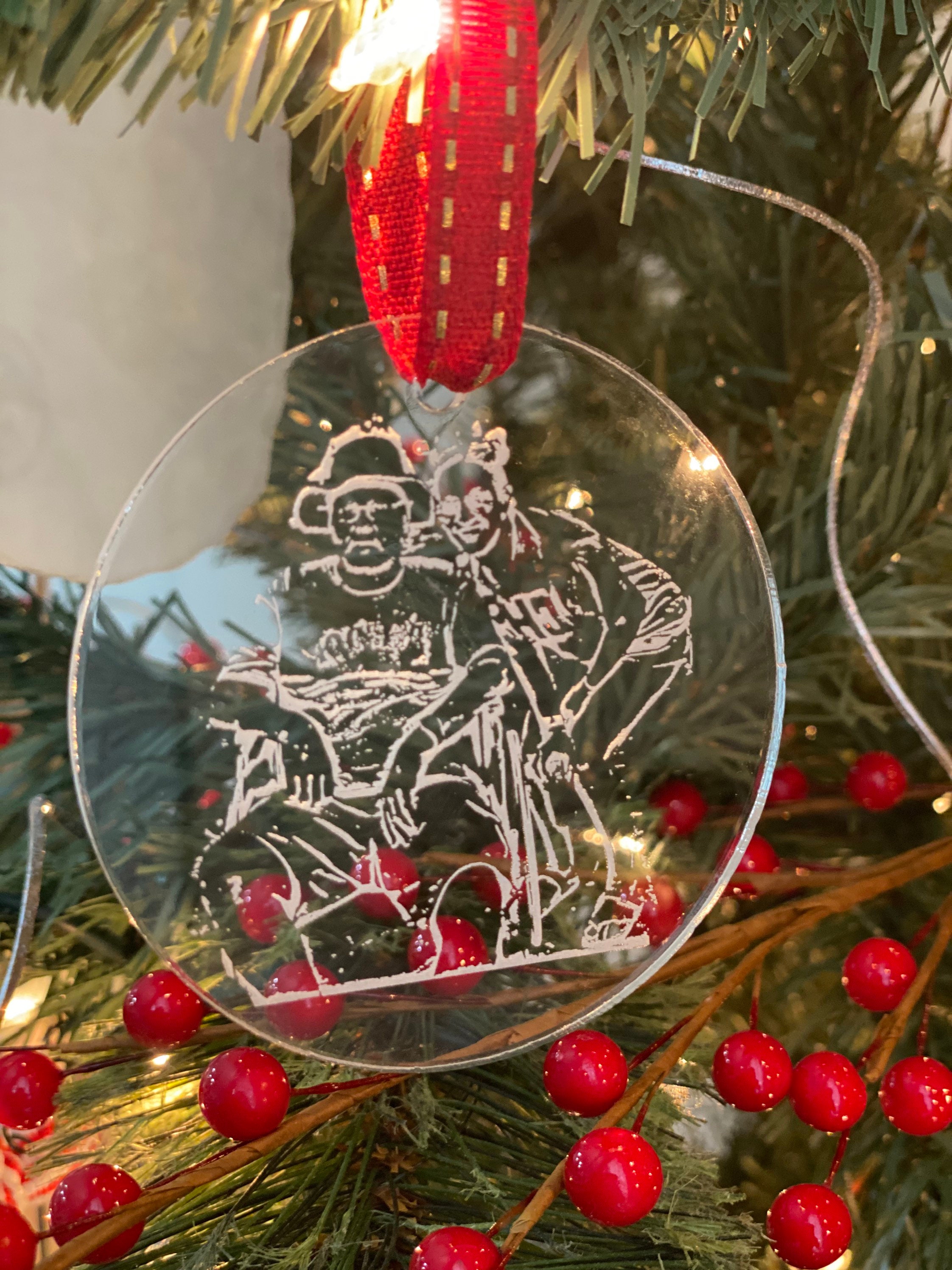 Custom Engraved Ornaments Photos