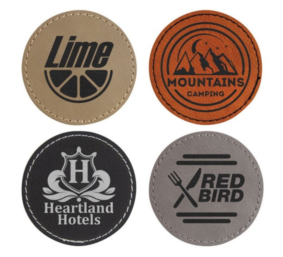 BLANK Faux leatherette patches larger Etsy