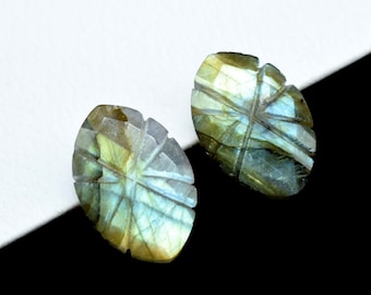 Labradorite Carved 12x18mm Marquise Faceted Beads,Carving Gemstone Beads,Labradorite Fancy Briolette Bead,Craft Supplies,Jewelry making gem