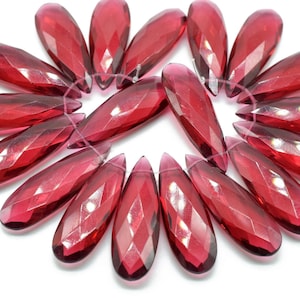 Pink Tourmaline Long drop 10x30mm Briolettes,Pink Tourmaline T drilled Briolette,Tear Drop Briolettes,jewelry supplies,Top Quality Briolette