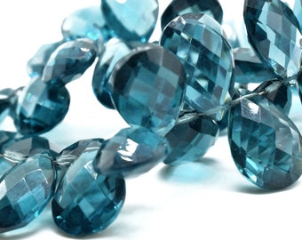 Moss Kyanite 10X15mm Faceted Pear Shape Briolettes,Jewelry Making Gemstone,Finest Quality Briolettes,Kaynite Briolette,Kaynite Teardrop bead