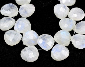 Moonstone 14mm Heart shape Briolettes,Moonstone briolettes for making jewelry,Moonstone Briolettes,Moonstone Heart briolettes strand,jewels