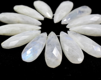 Moonstone Long drop 10x30mm Briolettes,Moonstone Briolette,Moonstone Tear Drop Briolettes,,Moonstone drops,Moonstone jewelry making beads