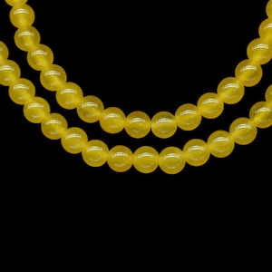 Yellow Quartz Smooth ball Shape Beads,Yellow Jade Gemstone Beads Jewelry Making Craft,Yellow Jade 6mm To 7mm Round Smooth Beads,Jade beads