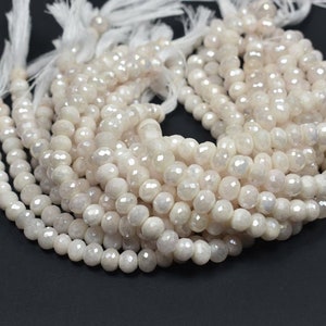 Natural Silverite Faceted 10mm beads,Silverite Rondelle Beads,Silverite Beads,Gemstone Loose Beads,Silverite Faceted Rondelle Bead,Silverite