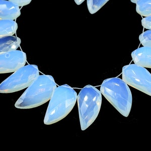 Opalite 10x20mm Horn shape beads,jewelry making Crafts,Shark Tooth shape beads,Opalite Pendants beads,Horn shape Briolettes,Opalite beads