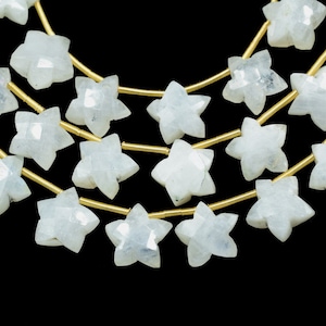 Moonstone Star Shape Briolette,Rainbow Moonstone Faceted Briolette,Sold By Strand,Beautiful Blue Flashy Briolette,Amazing Garland Star Shape