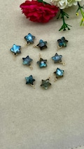 Labradorite Star Pendants | Handcrafted Gemstone Charms | Labradorite Faceted Wire Wrapped Connectors | Faceted Wire Wrapped Connectors | product logo