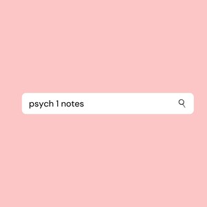 psych 1 detailed notes