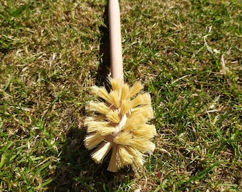 Toilet Cleaning Brush FSC Certified Beechwood, Eco Friendly Agave Sisal Bristle, Eco Bathroom Gift | Anti Waste
