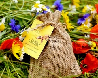 Wildflower Seed Bombs Genuine Beebombs Bee bombs Native to Europe Bees & Pollinators Organic Gift for Garden Lovers Gift for Mum or Dad