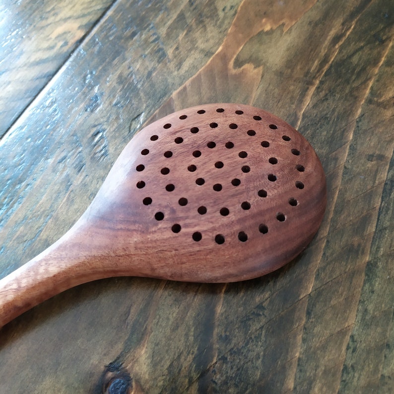 Teak Wood Kitchen Utensil Set X 6 Eco Friendly High Quality Etsy