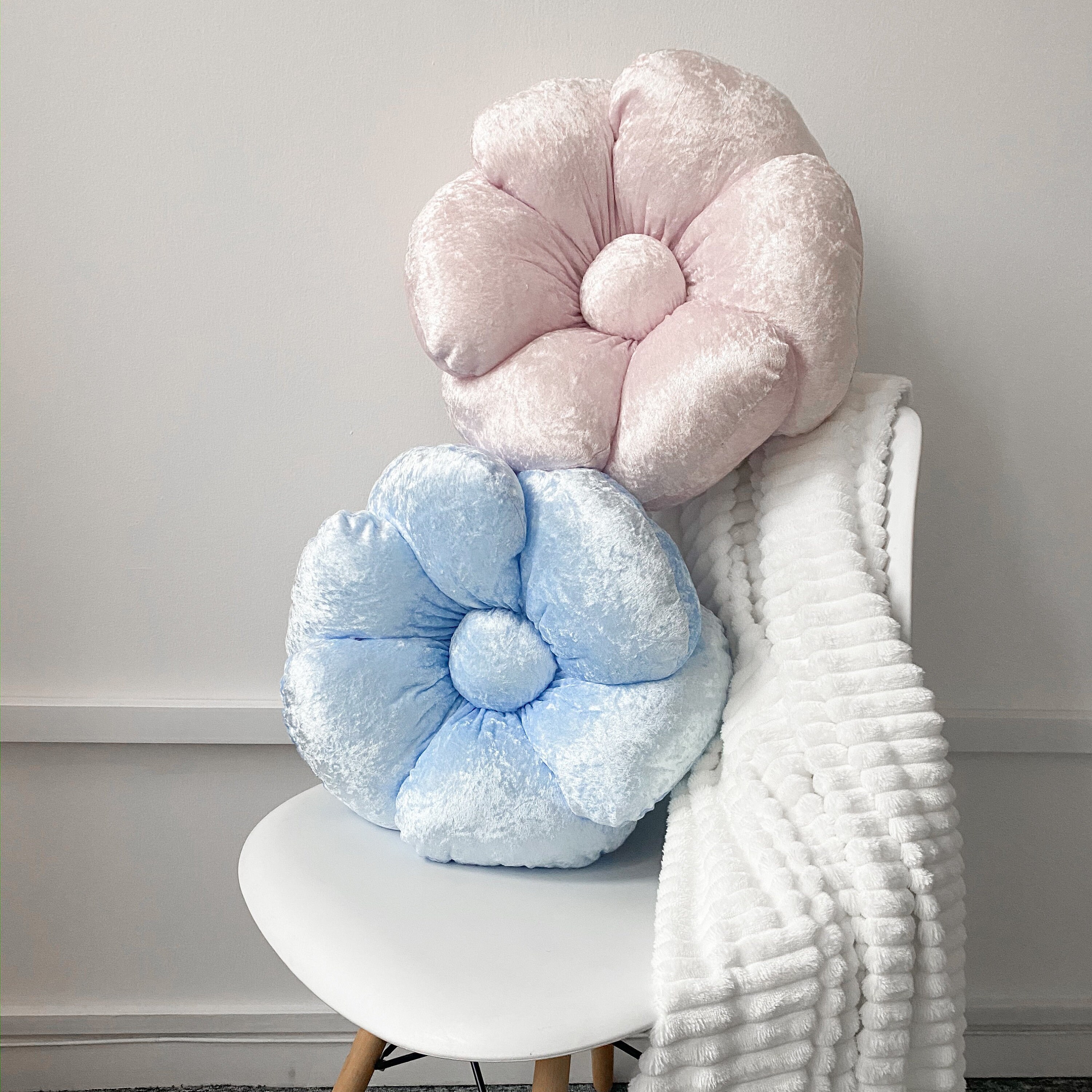 Nursery Pillow Kids Room Pillow Rose Pillow Flower Shape Etsy