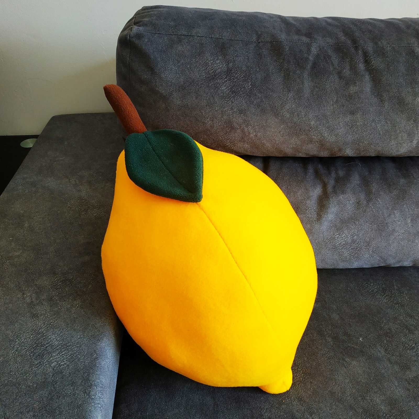 Lemon Cushion 3D Cushion Fruit Cushion Toy Cushion Etsy