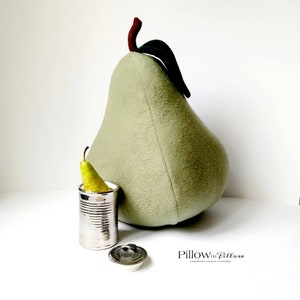 Cushion giant PEAR,fruit cushion, pear fruit pillow,giant fruit,3D cushion,toy cushion,farm cushion,voluminous huge fruits