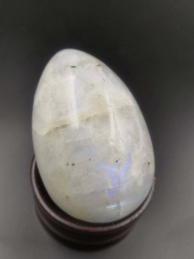 Rainbow Moonstone Eggs Crystal Egg Yoni Egg Reiki Egg Etsy