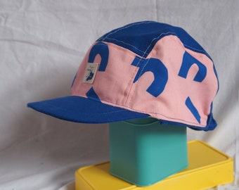 5 Panel Cap "Form" | Sommer Kappe Nackenschutz | Mütze Kinder Erwachsene blau unisex