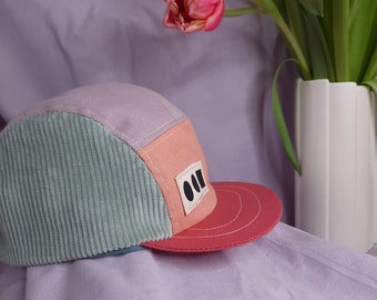 Casquette 5 panneaux "Tulipe" | chapeau printemps été | Enfants Adulte unisexe